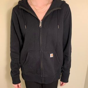 Carhartt zip up sweatshirt